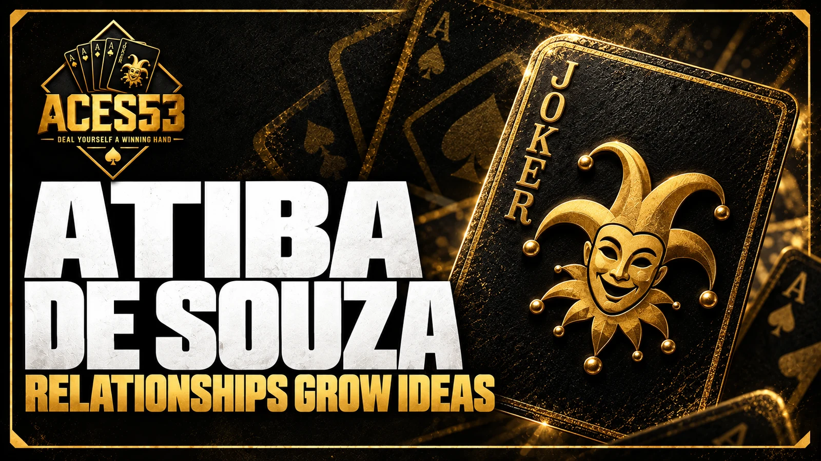 Atiba De Souza: A good idea needs people who can help it grow.