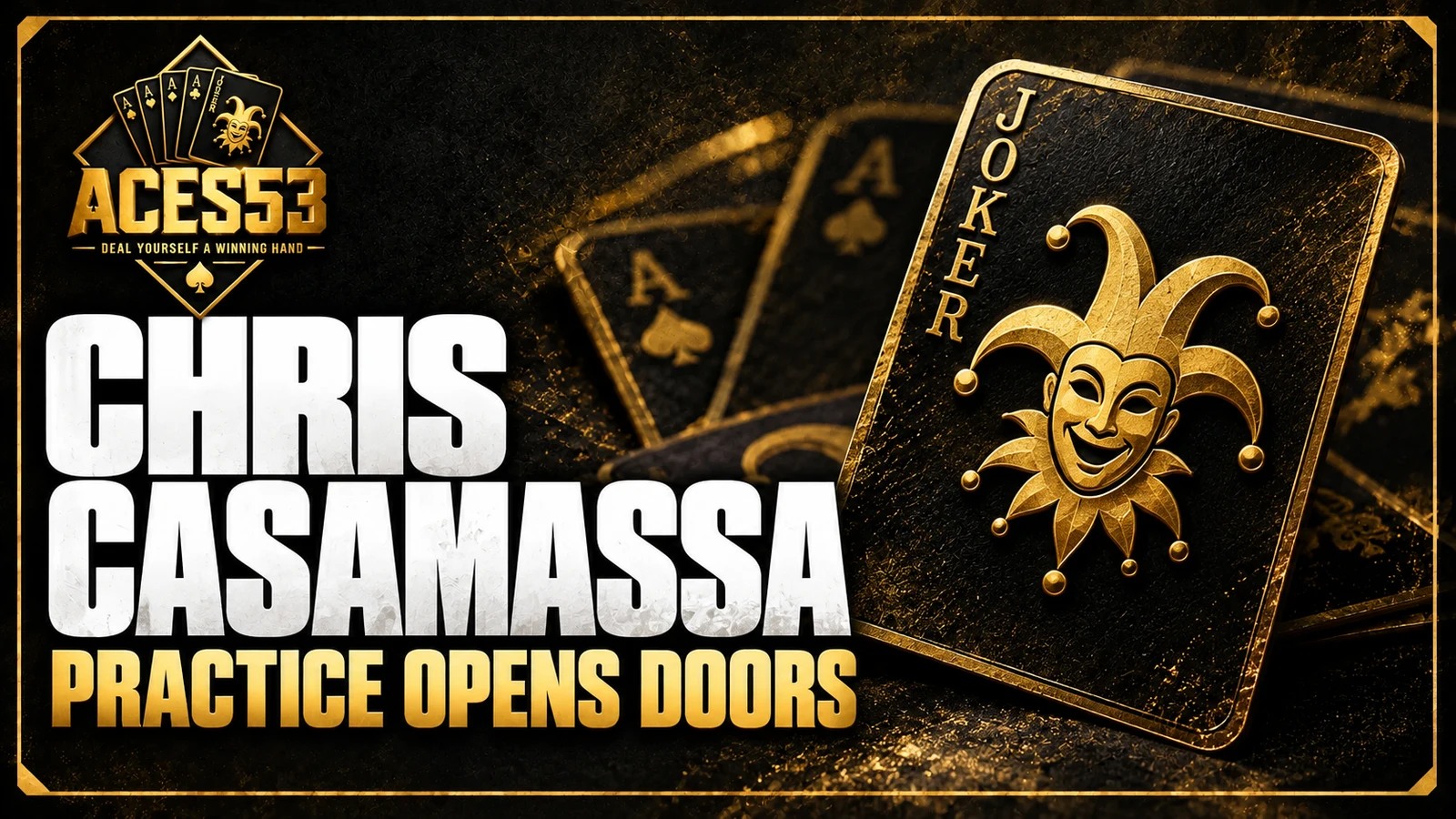 Chris Casamassa: A lifetime of practice can open unexpected doors.