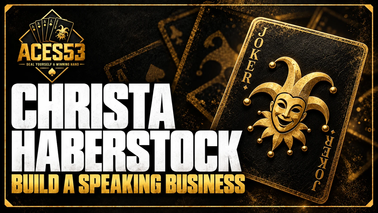 Christa Haberstock: A speaking skill needs a business behind it.